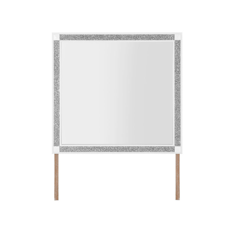 Soulmarie - Mirror, Connects To Dresser - White