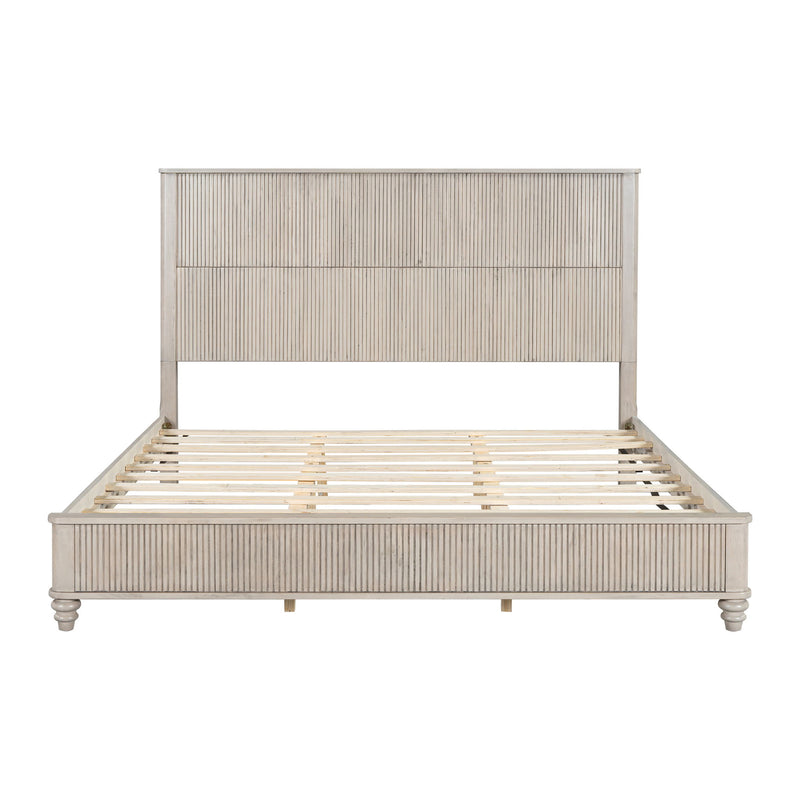 Platform Bed Frame With Tall Headboard