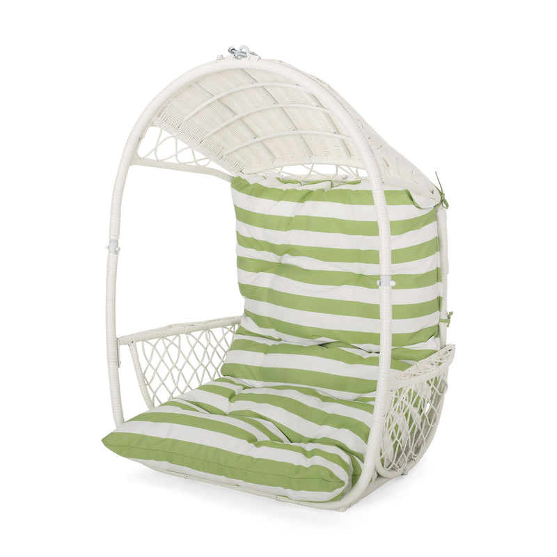 Malia - Wicker Hanging Chair With Cushion