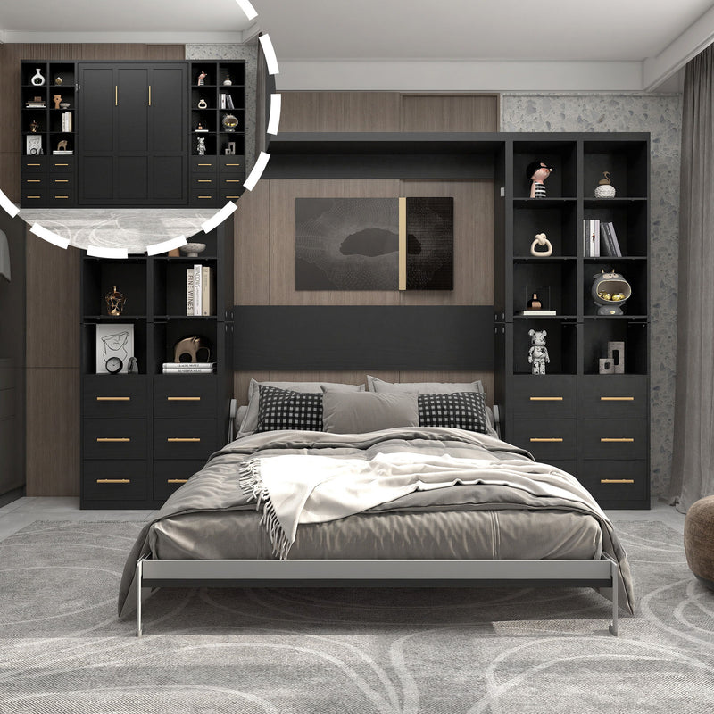 Multifunctional Vertical Murphy Wall Bed