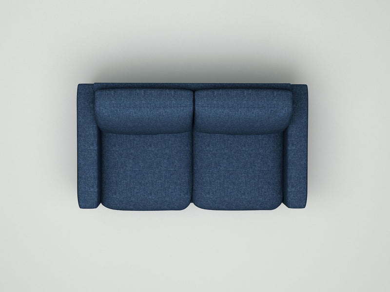2 Seat Loveseat Sofa, Loose Back Cushion For Living Room