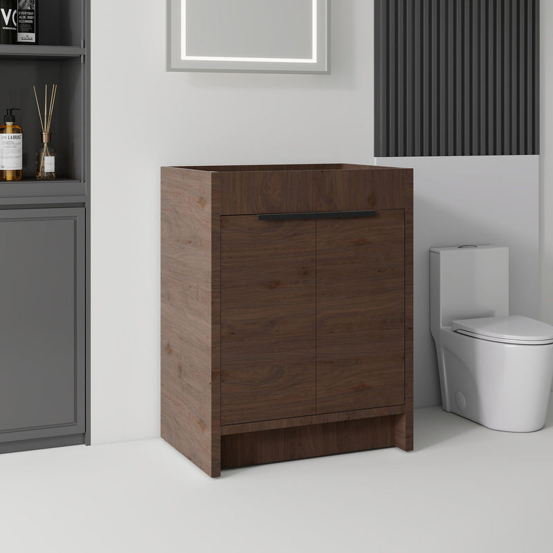 Freestanding Bathroom Vanity Cabinet With Soft Close Doors, Cabinet Only