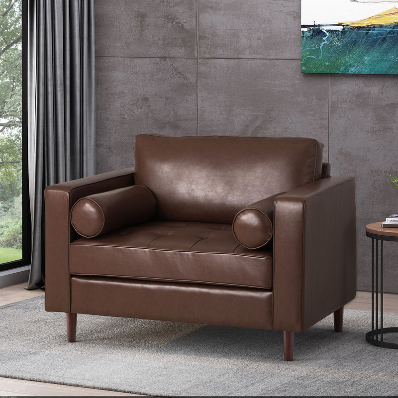 Sophisticated Club Chair With Relaxing Comfor