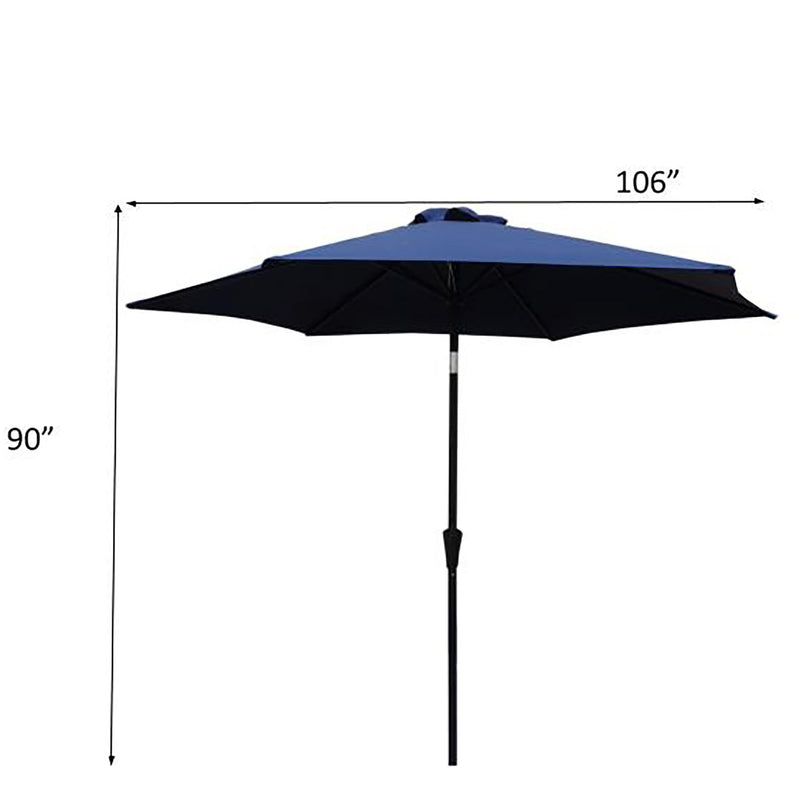 9' Pole Umbrella With Carry Bag