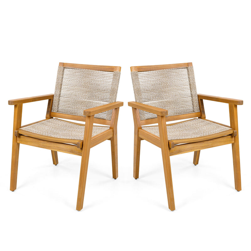 Outdoor Rope Dining Chair (Set of 2)