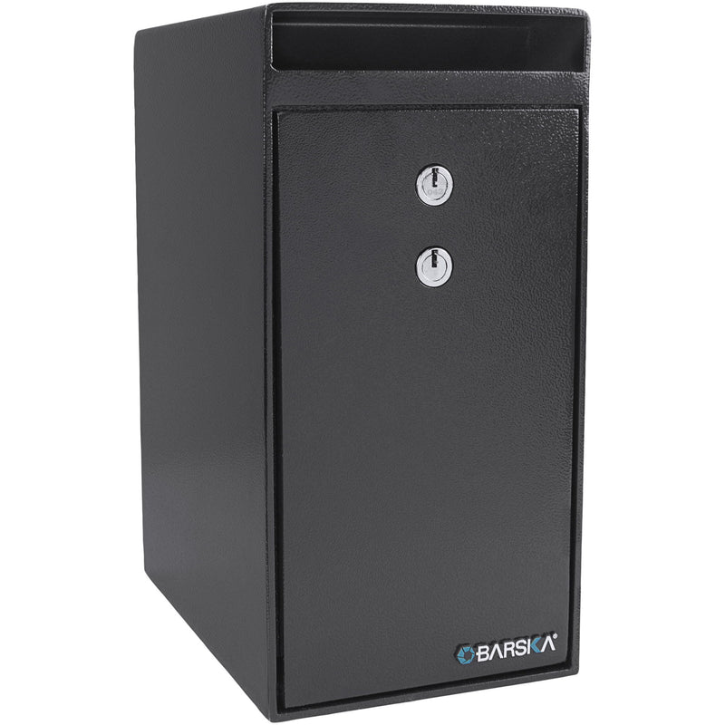 0 27 Cu Ft Dual Key Depository Safe - Black