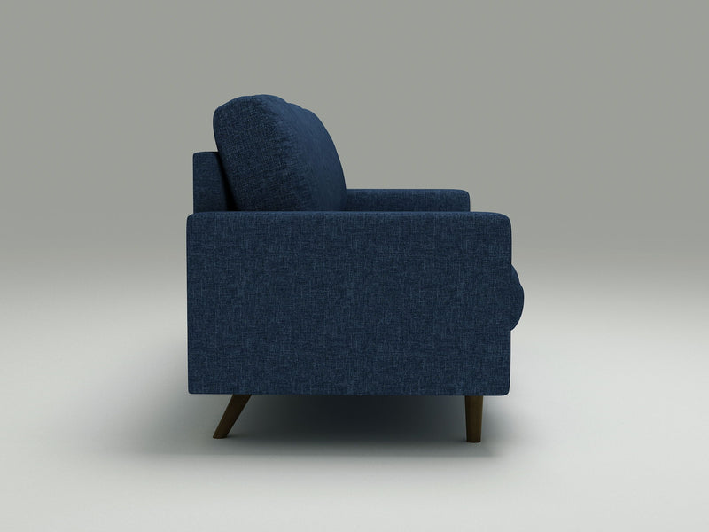 2 Seat Loveseat Sofa, Loose Back Cushion For Living Room