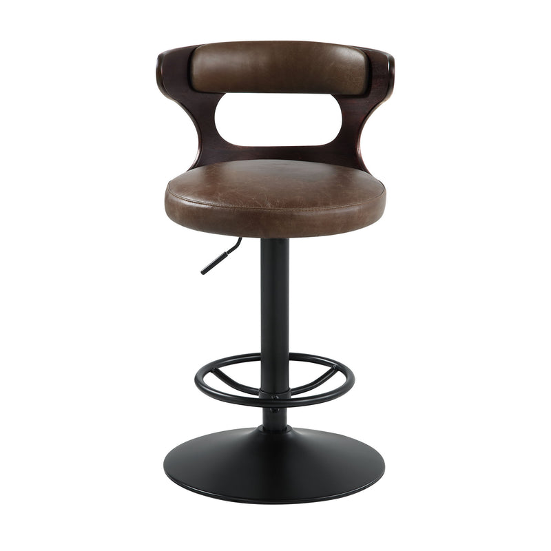 Saba - Adjustable Stool With Swivel - Brown