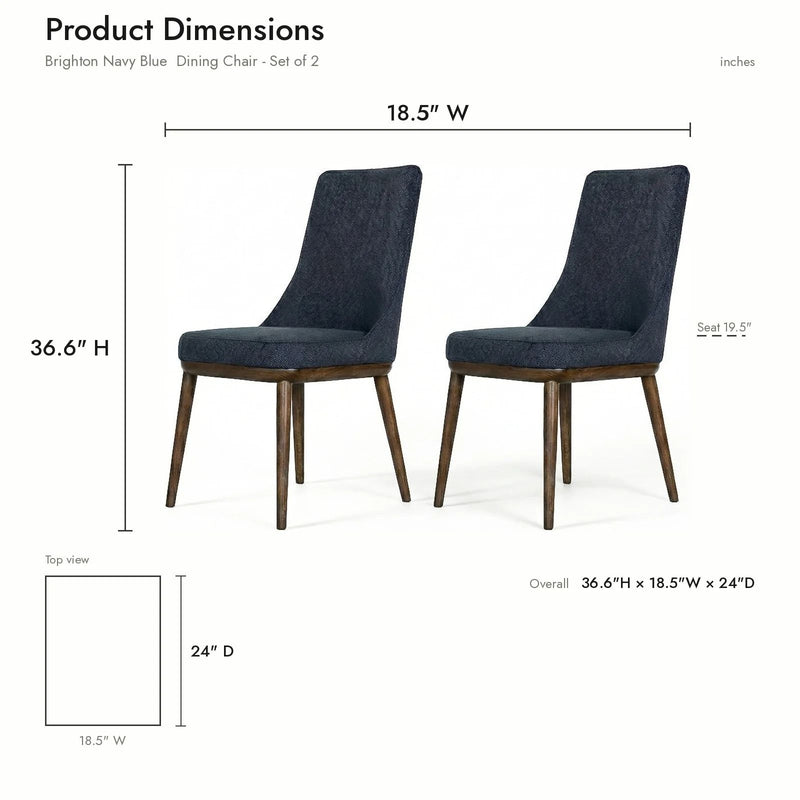 Kate - Mid-Century Modern Dining Chair (Set of 2)