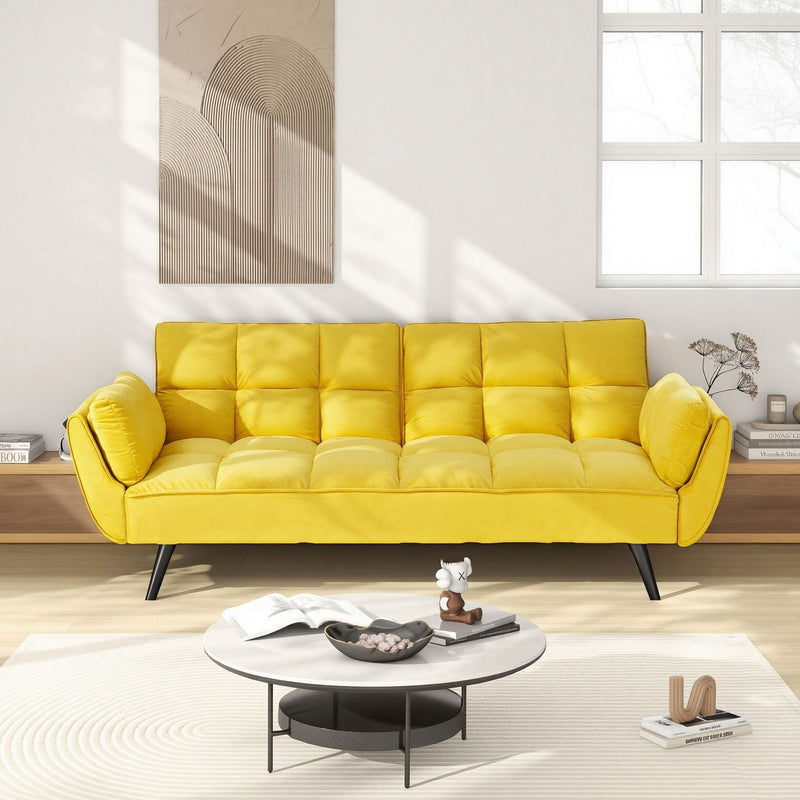 Sofa Soft Two Armrests Throw Pillow Pillow Comfortable Fit Apartment Bedroom Small Space