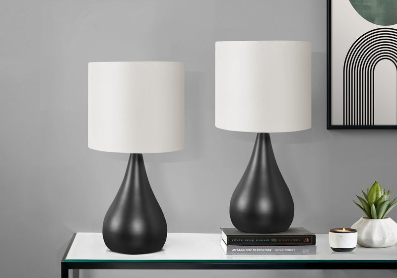 Lighting, Table Lamp, Contemporary (Set of 2) - Black