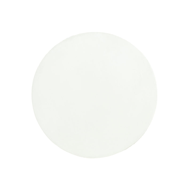 Outdoor Round Concrete Antique White Side Table, Living Room End Table - Antique White