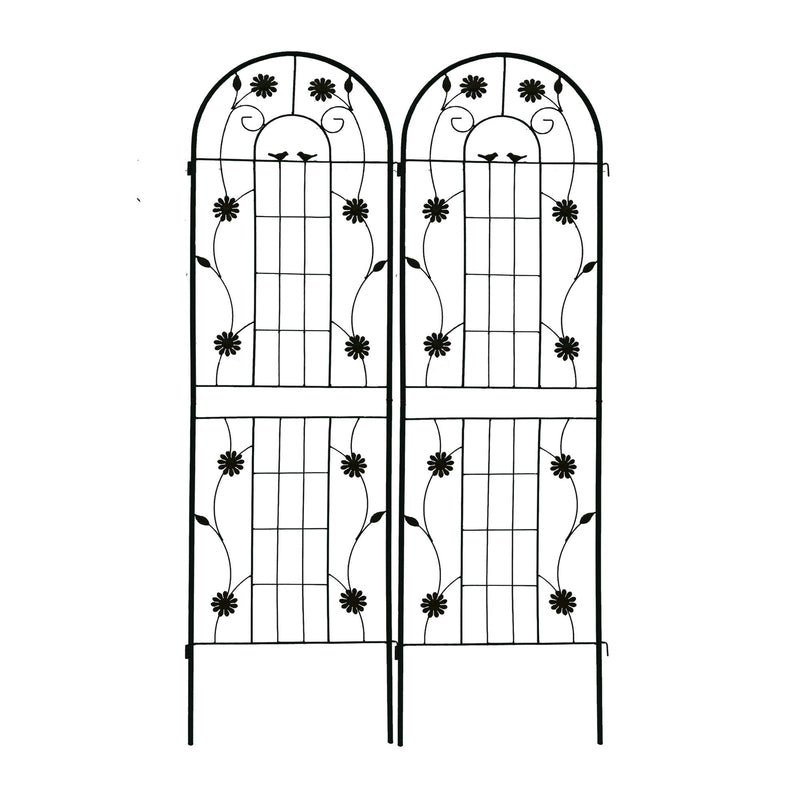 Metal Garden Trellis Rustproof Trellis For Climbing Plant Outdoor Flower Support