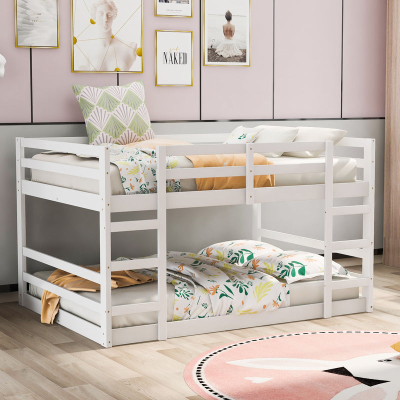 Crafted Bunk Bed With Ladder