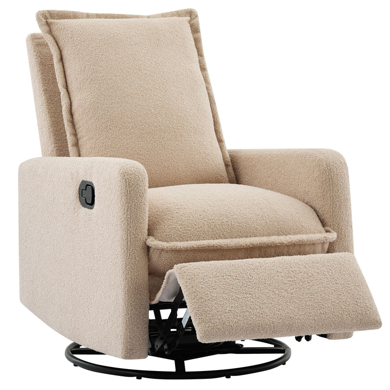 Swivel Rocker Glider Recliner, Rocking Chair Nursery For Living Room