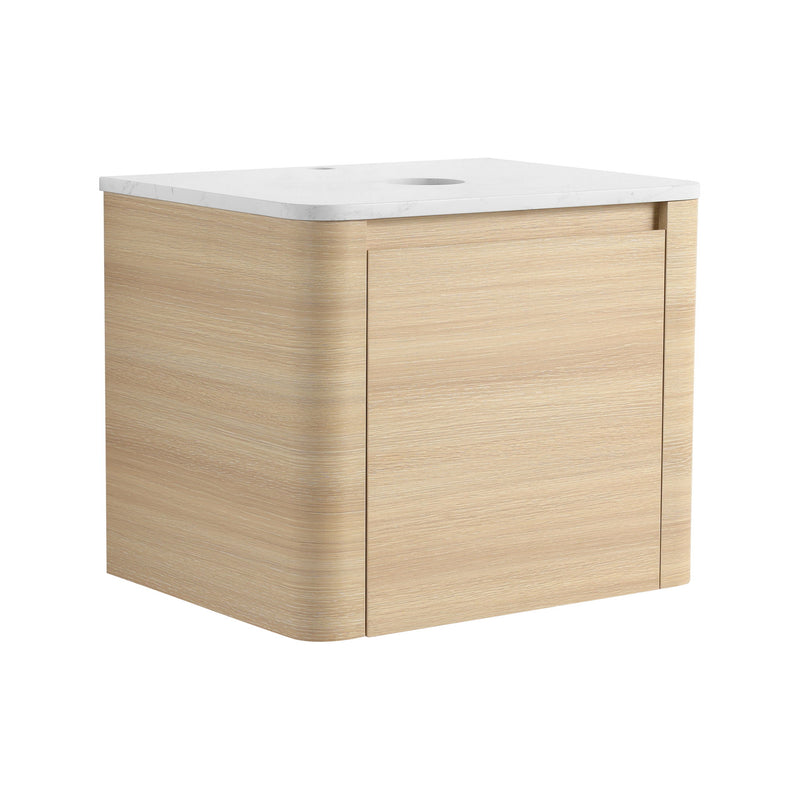 Wall Mounted Bathroom Vanity With Soft Close Door, Excluding Sink