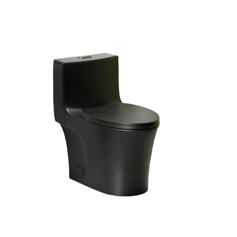 1 Piece Toilet With Dual Flush And Soft Closing Seat
