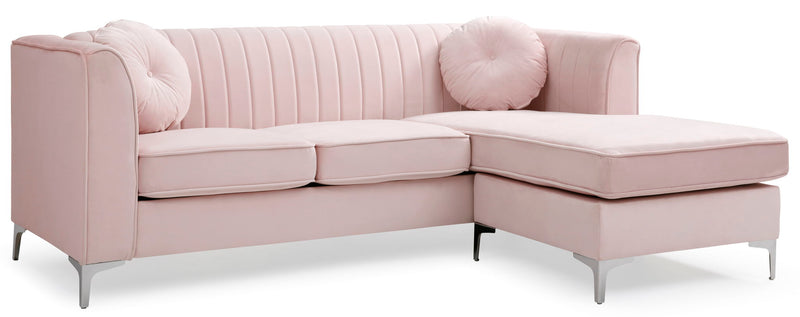 Delray - Micro Suede Sofa Chaise