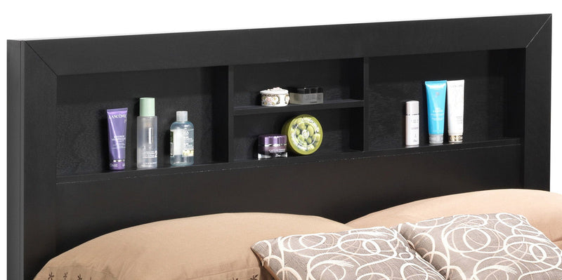 Bed With Transitional Design Stylish