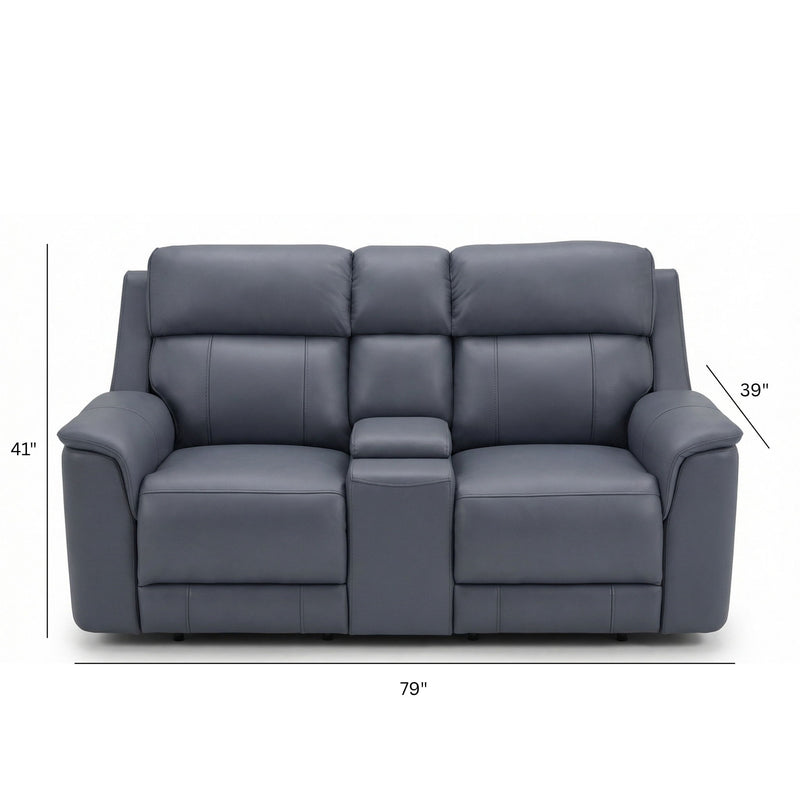 Oslo - Dual Power Reclining Loveseat With Console