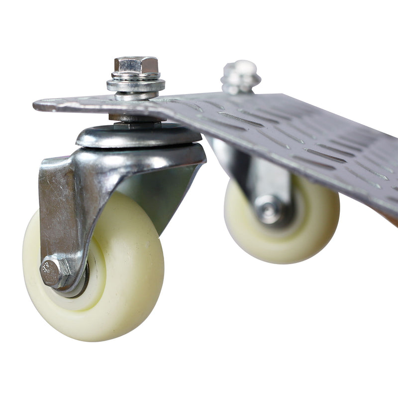 Heavy Duty Car Dolly Set, 6000Lbs Capacity, Metal Construction - Gray