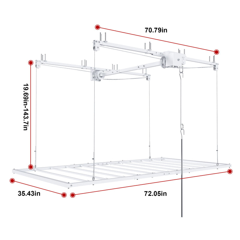 Overhead Garage Storage Rack