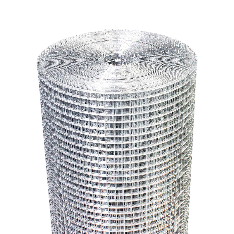 Galvanized Hardware Cloth, Gauge Metal Wire Fencing Roll For Garden And Animal Use - Silver