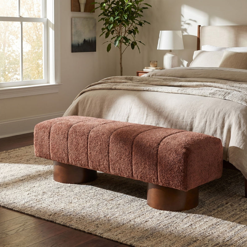 Modern Upholstered Dining Bench