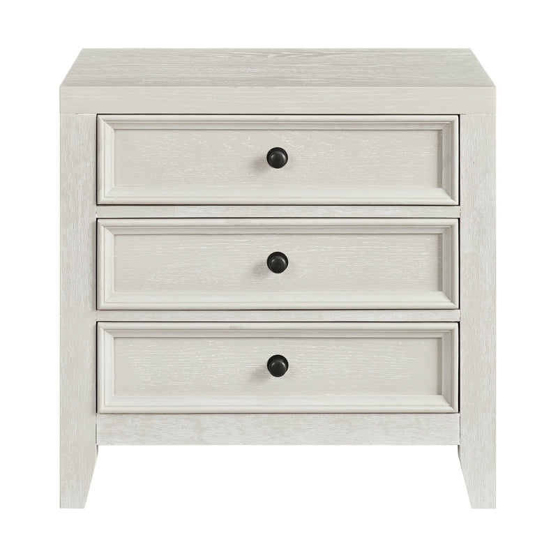 3 Drawer Nightstand With USB Charging Port