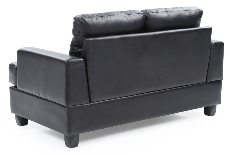 Stylish Transitional Loveseat For Two
