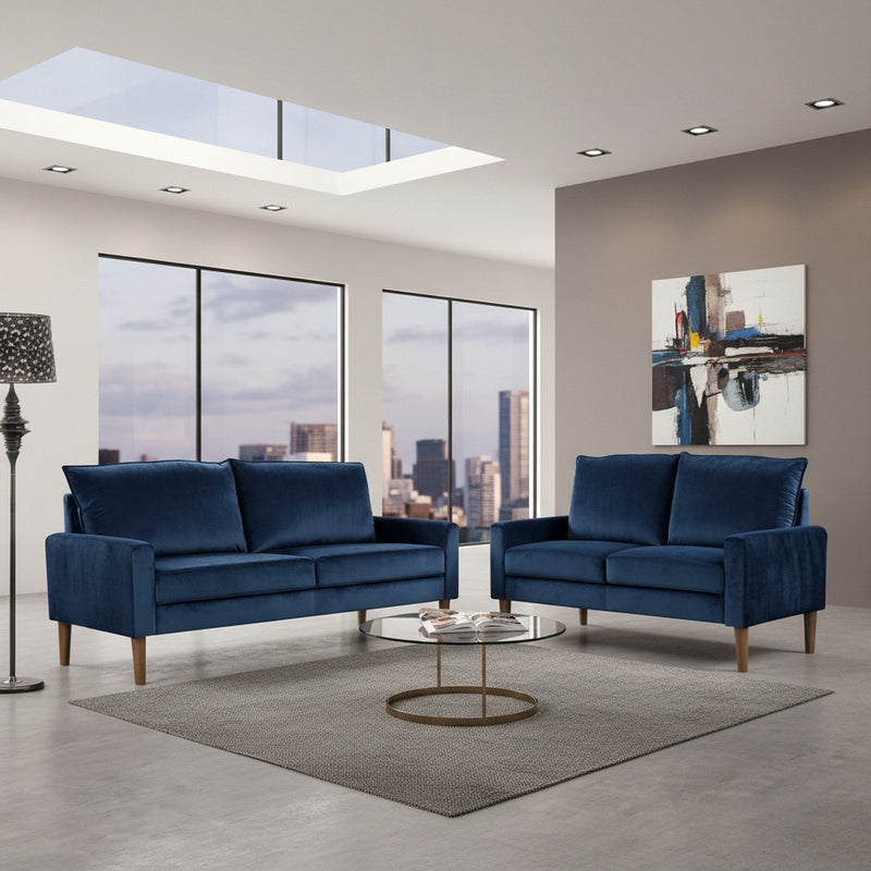 Upholstered Sofa, 3 Seater Couch For Living Room