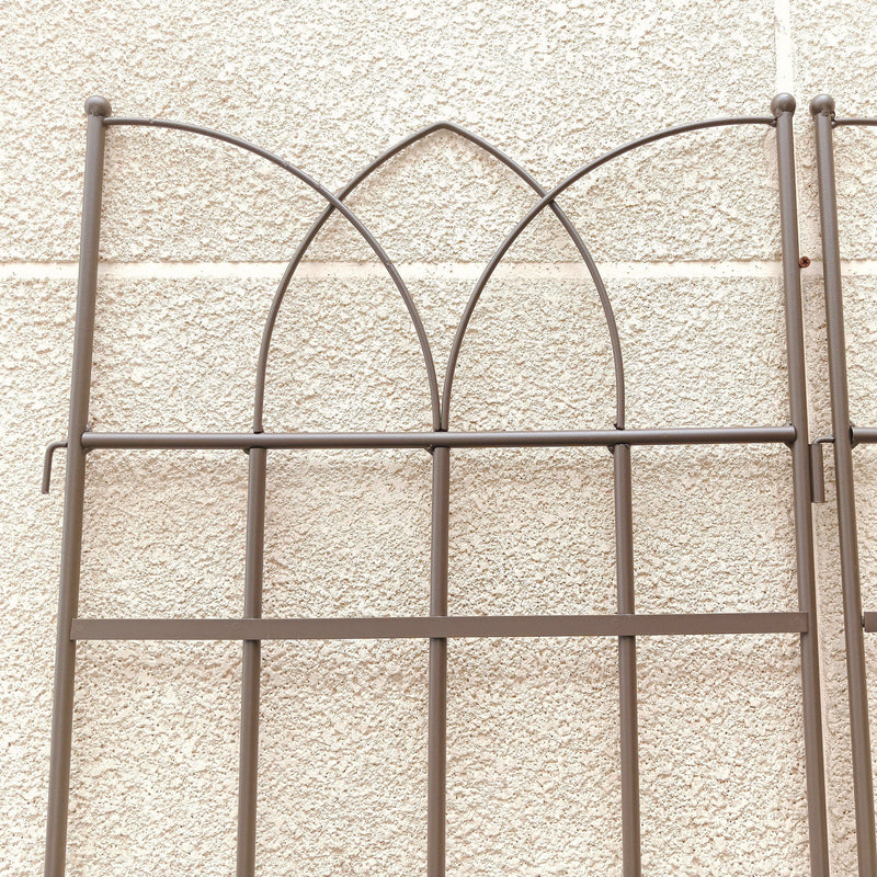 Metal Garden Trellis Rustproof For Climbing Plants Outdoor Flower Support
