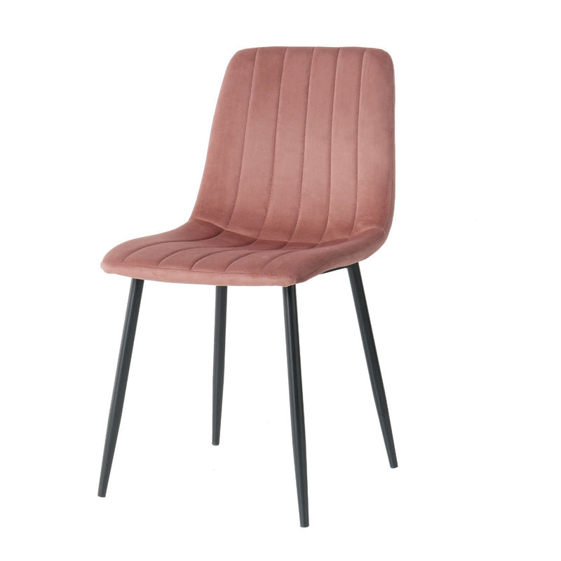 Dining Chair, Modern Kitchen Dining Chair With Cushion Back, Upholstered Side Chair With Coated Metal Legs, Family Kitchen Dining Room And Living Room