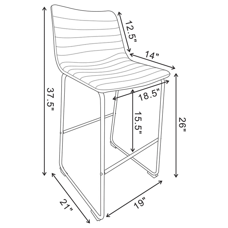 Torrence - Counter Chair (Set of 2)