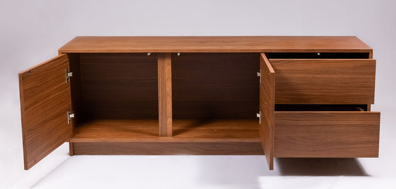 TV Stand For TVs Up To 60" With 2 Doors And 2 Drawers