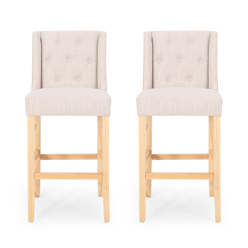 Ethereon - Tufted Counter Stool (Set of 2)