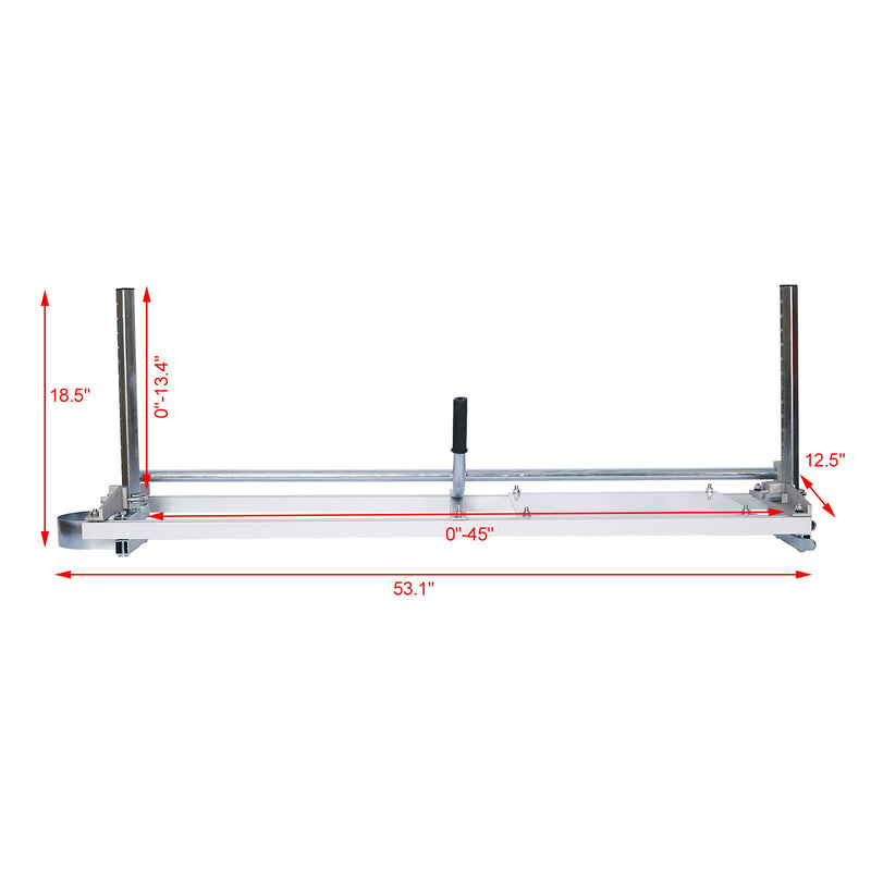 Portable Chainsaw Planking Lumber With Adjustable Milling Bar