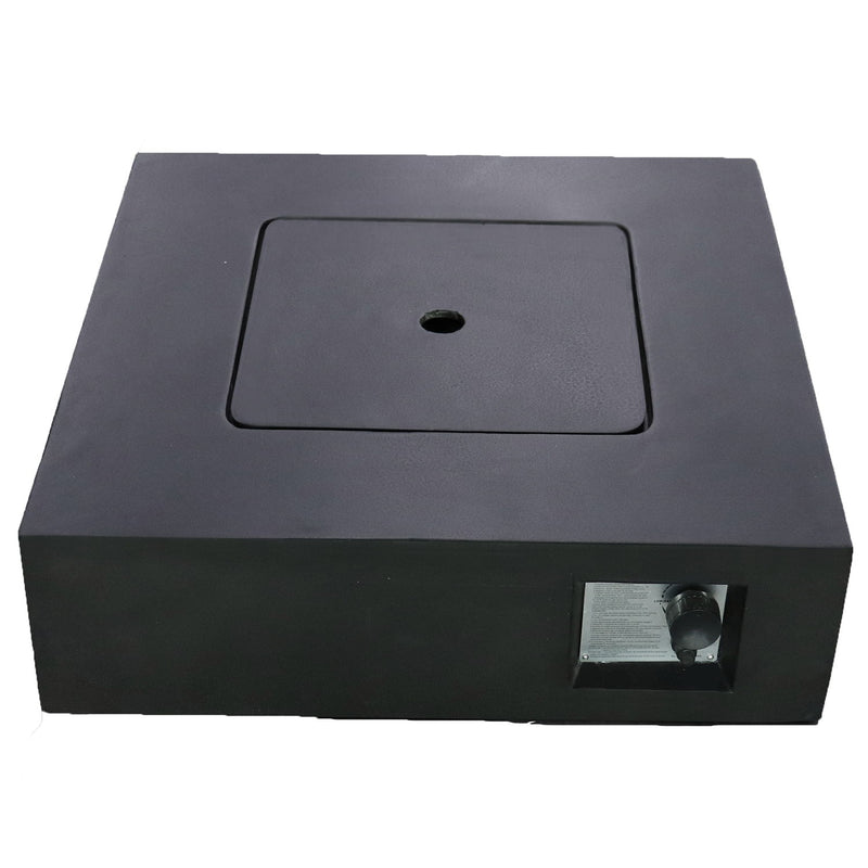 Reinforced Propane & Gas Fire Pit Table - Charcoal