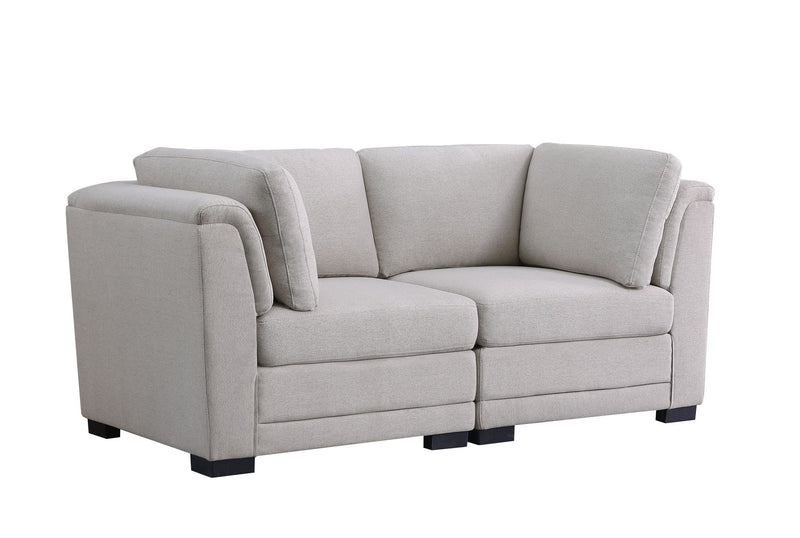 Kristin - Loveseat - Light Gray