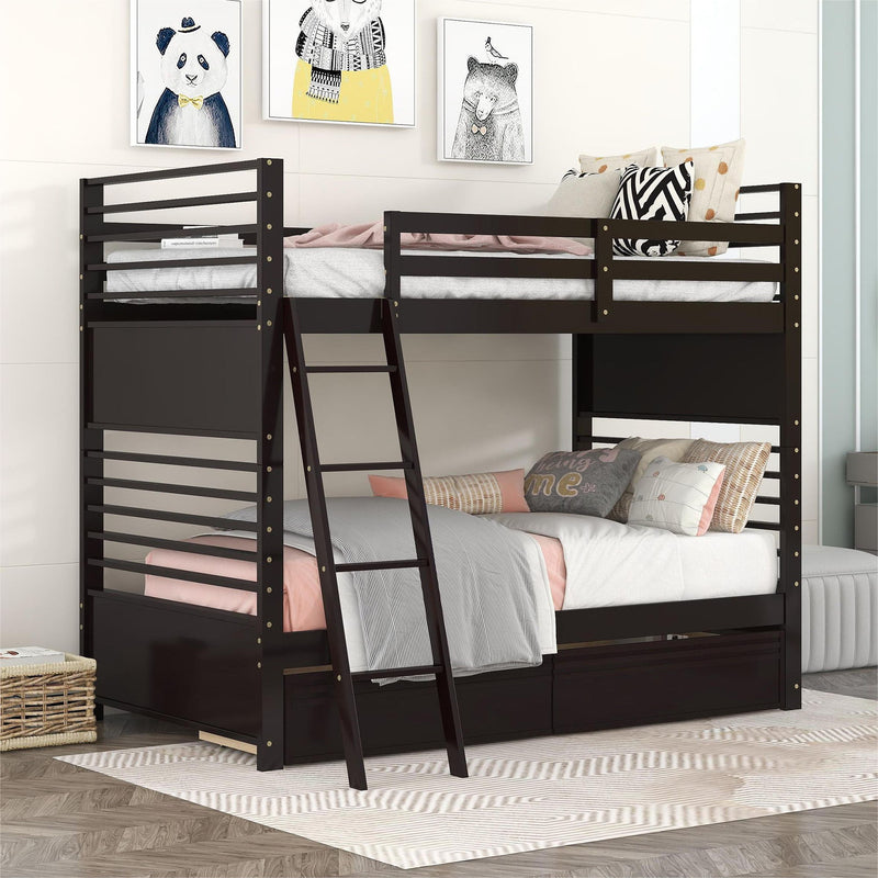 Bunk Bed With 2 Drawers