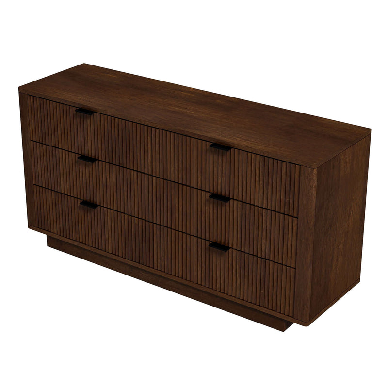 Lola - Dresser With 6 Drawers - Dark Brown