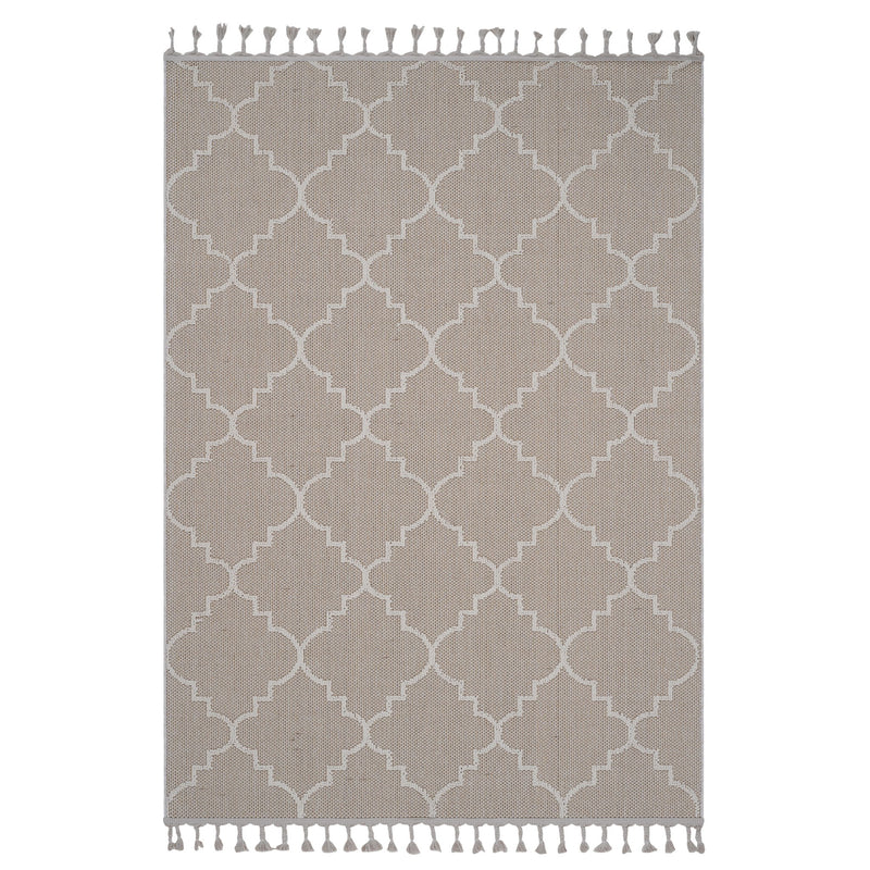 Guros - 6' X 9' Trellis Indoor / Outdoor Area Rug - Ivory
