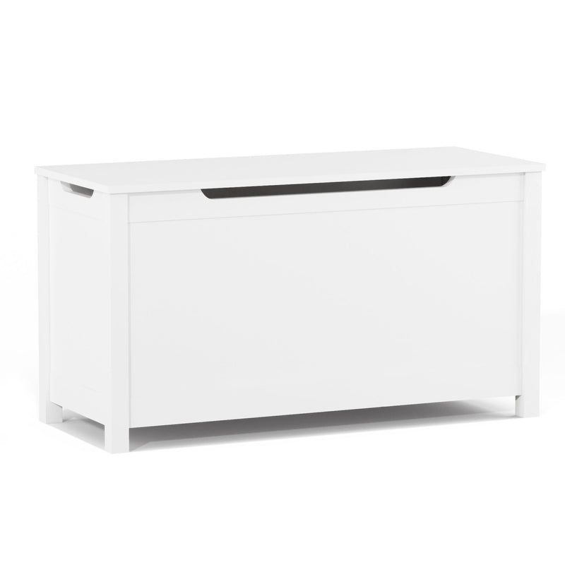 Toy Box Storage With Safety Hinged Lid