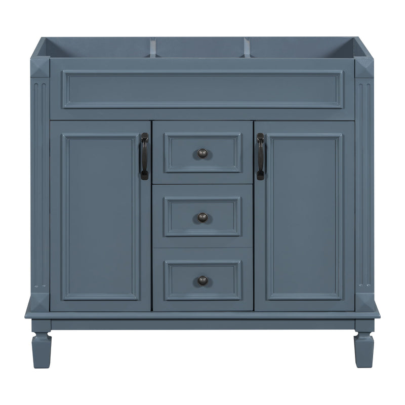 Bathroom Vanity Cabinet With 2 Soft Closing Doors And 2 Drawers