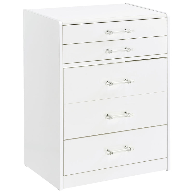 Ayuba - 3 Drawer Makeup Vanity Table With Mirror And Stool