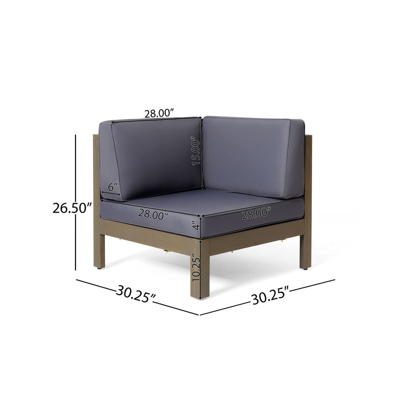 Brava - X Back Corner Chair