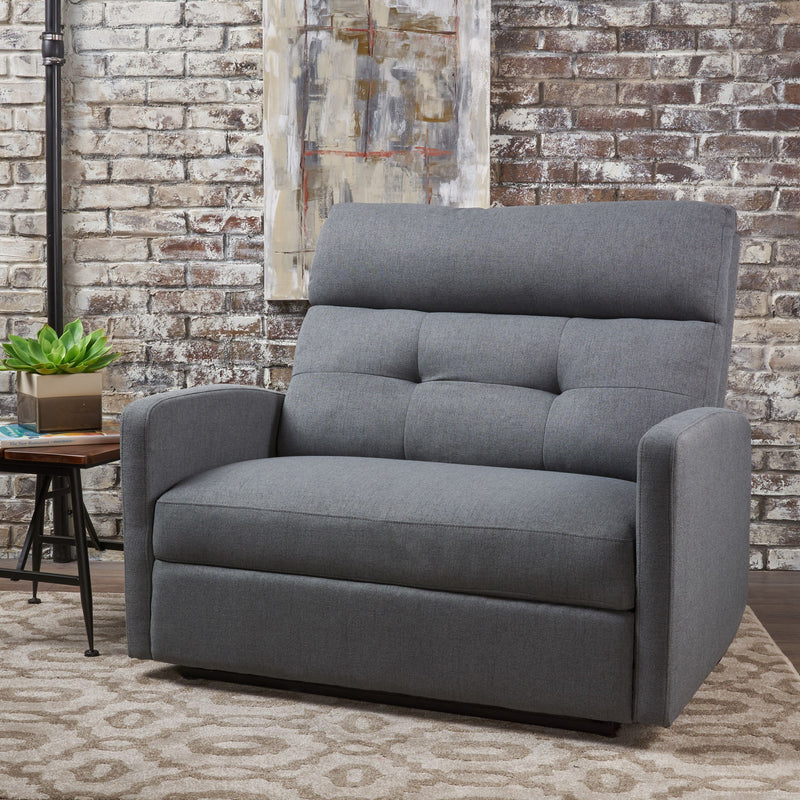 Alma - Contemporary Upholstered Loveseat Recliner