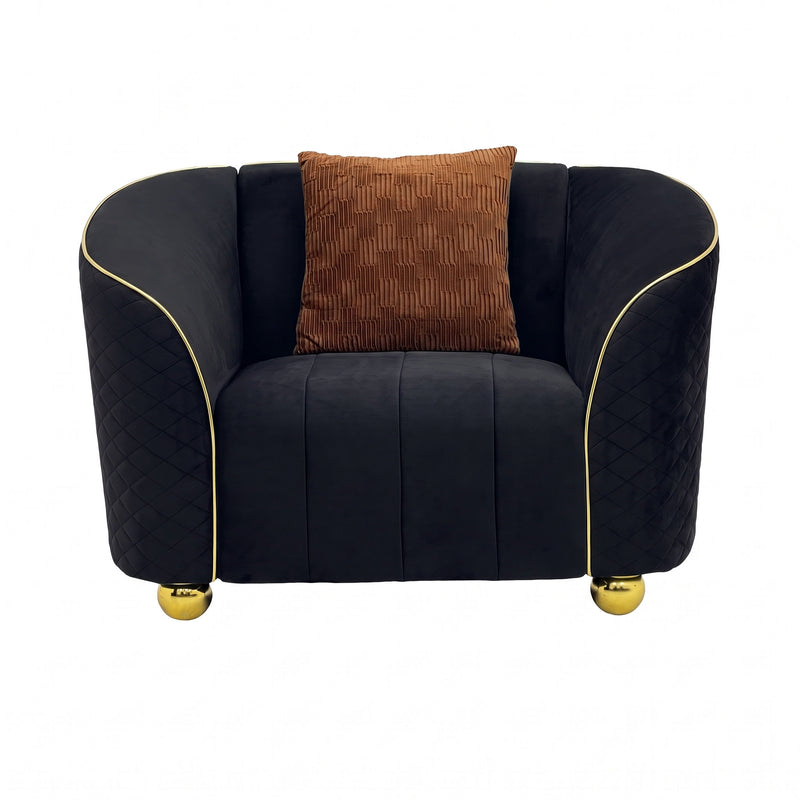 Single Sofa & Deep Seating And Durable Frame