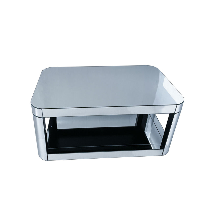 Coffee Table, Rectangular - Silver