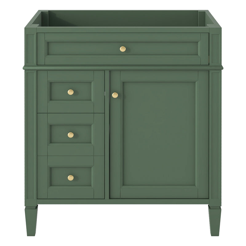 Bathroom Vanity With 2 Drawers And Tip-Out Drawer, Storage Cabinet